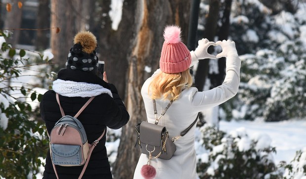 Sneg, zima, Novi Sad