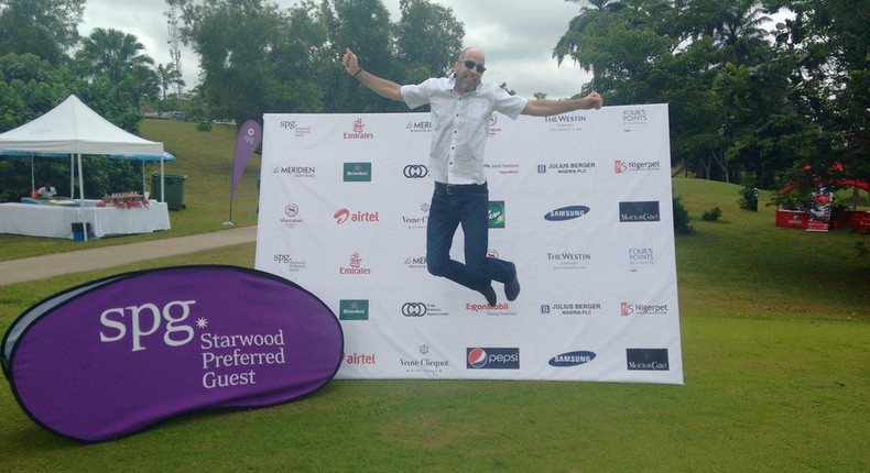 Rich Tanksley, head of Pulse, having fun at SPG