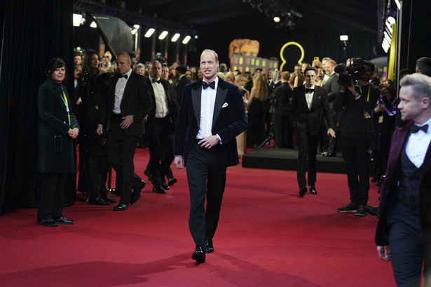 Książę William jak co roku przybył na uroczyste rozdanie nagród filmowych BAFTA