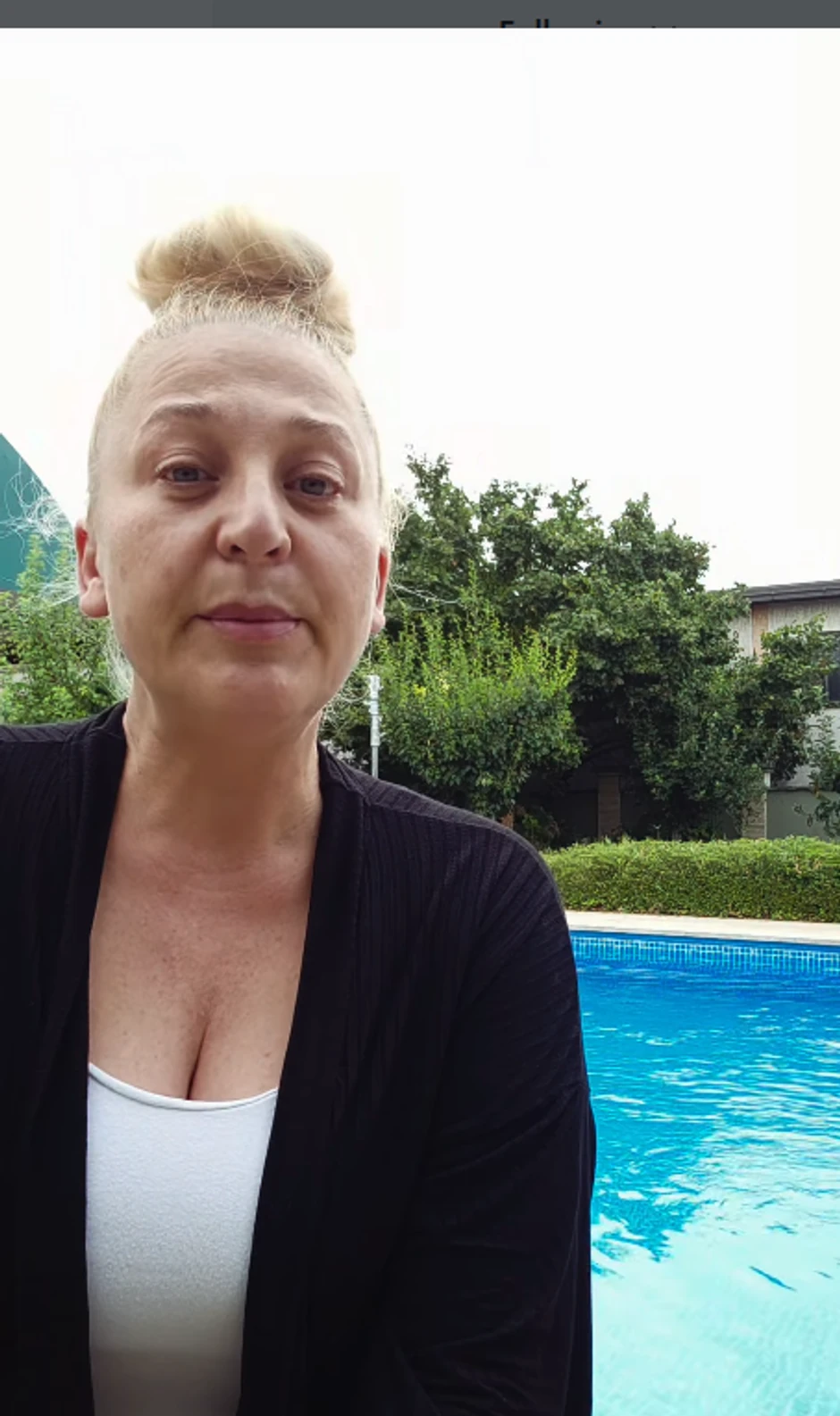 Nataša Aksentijević na odmoru