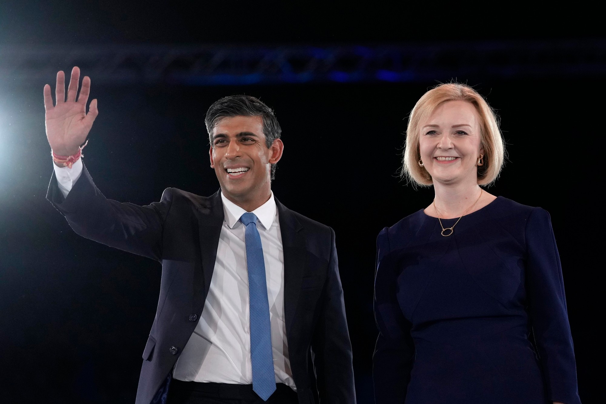 Rishi Sunak a Liz Truss. 