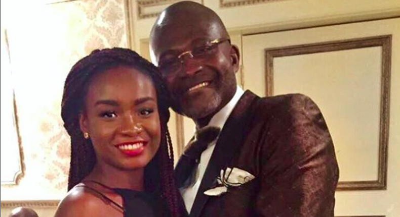 Kennedy Agyapong and daughter Anell