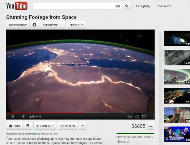 W pięć minut dookoła Ziemi. Zobacz malownicze wideo