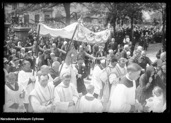 Boże Ciało w przedwojennej Polsce: Garwolin w 1933 r.