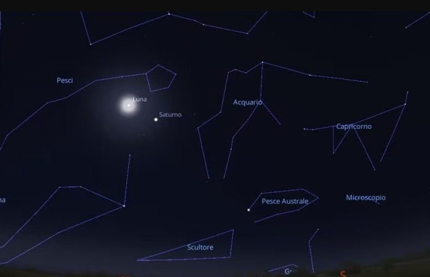 Poljubac Saturna i Meseca