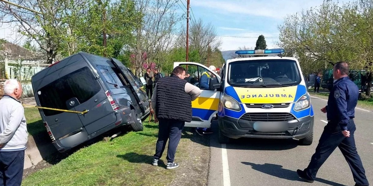 Wypadek busa z Polakami w Gruzji.