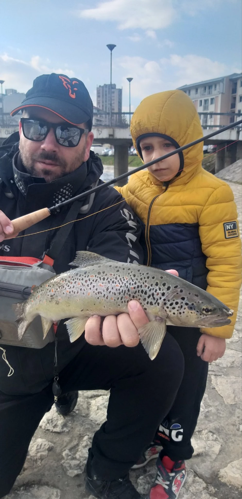 Ivan Bakić i njegov petogodišnji sin