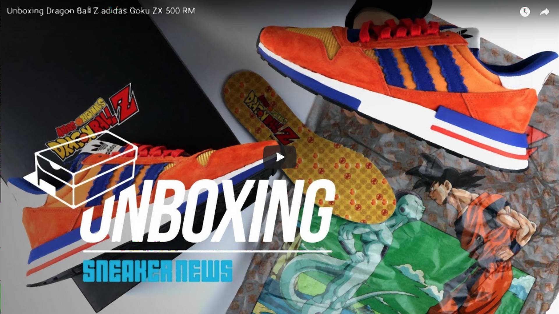 Unboxing-Video: Der erste Schuhe der „Dragon Ball Z" x ...