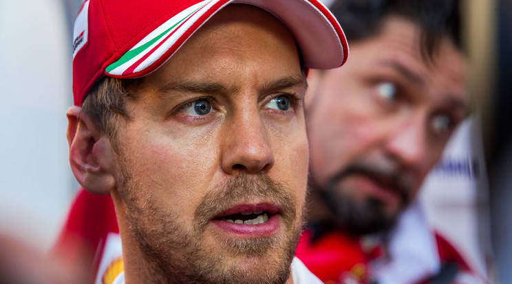 Sebastian Vettel minden évben más női nevet ad autójának/Fotó: AFP