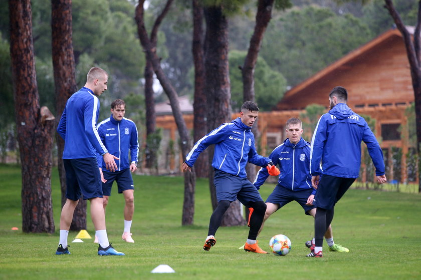 Pilka nozna. Ekstraklasa. Lech Poznan. Zgrupowanie w Turcji. Trening. 21.01.2019