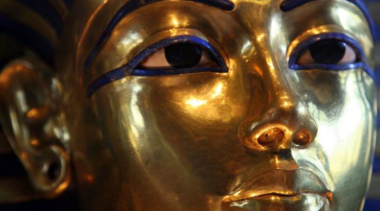 Tutanhamon halotti maszkja a kairói Egyiptomi Múzeumban / Fotó: profimedia