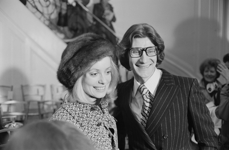 Yves Saint Laurent i Catherine Deneuve