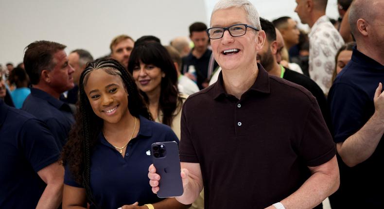 Apple CEO Tim Cook.REUTERS/Carlos Barria