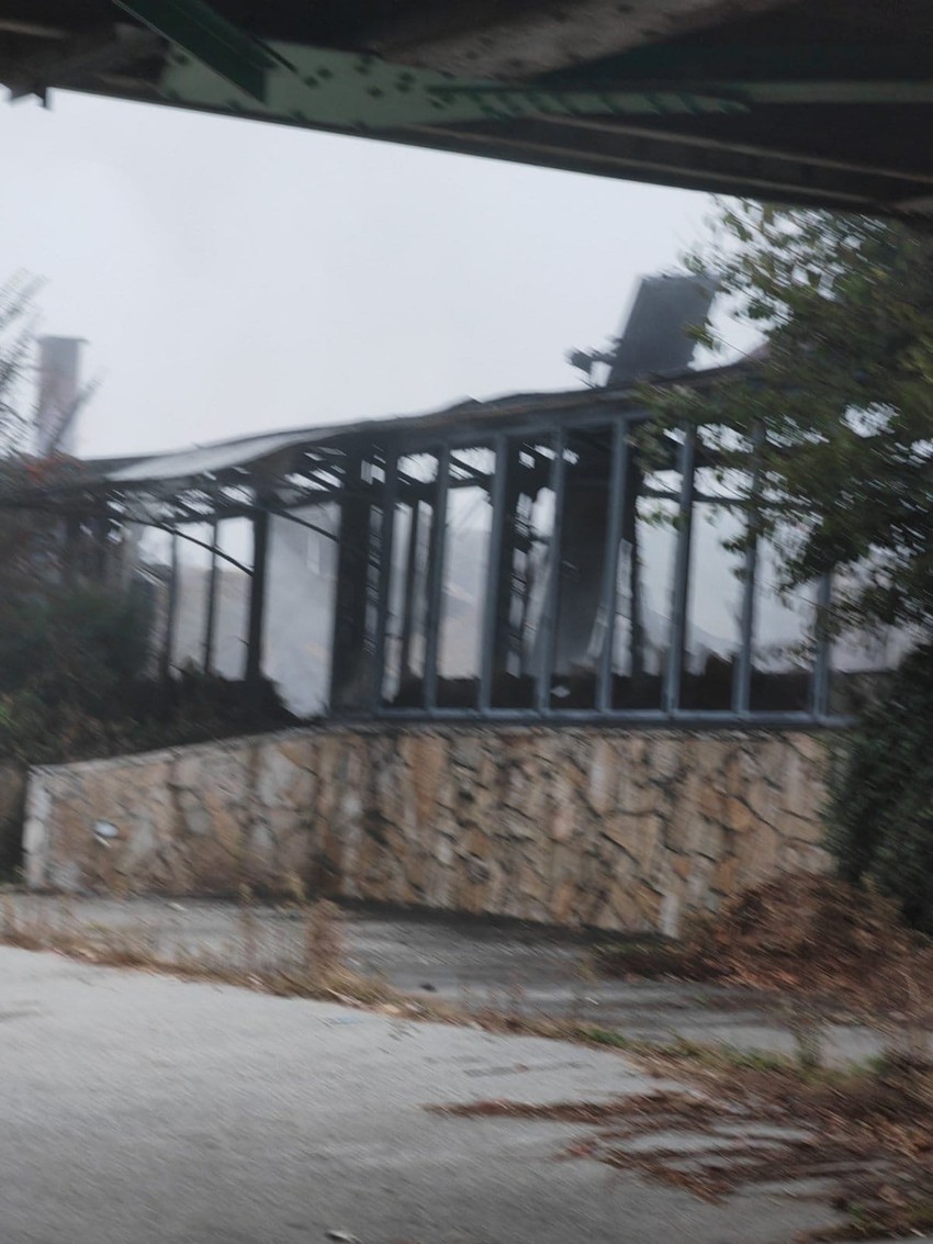 Fotografije nakon požara u restoranu