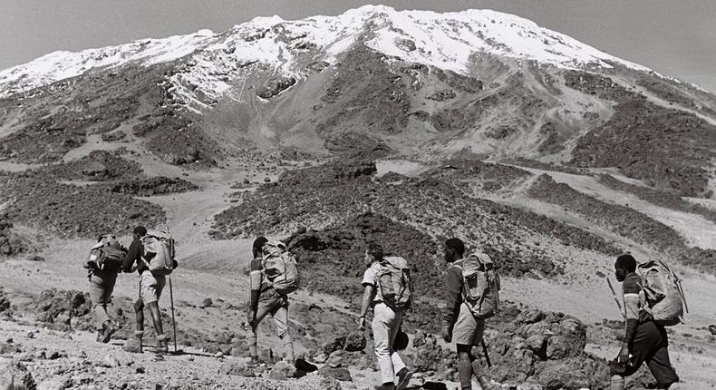 The story of the blind climbers in 1969 [Paul Latham/Sightsavers]