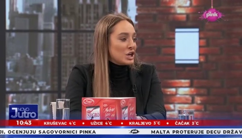 Luna Đogani u jutarnjem programu 