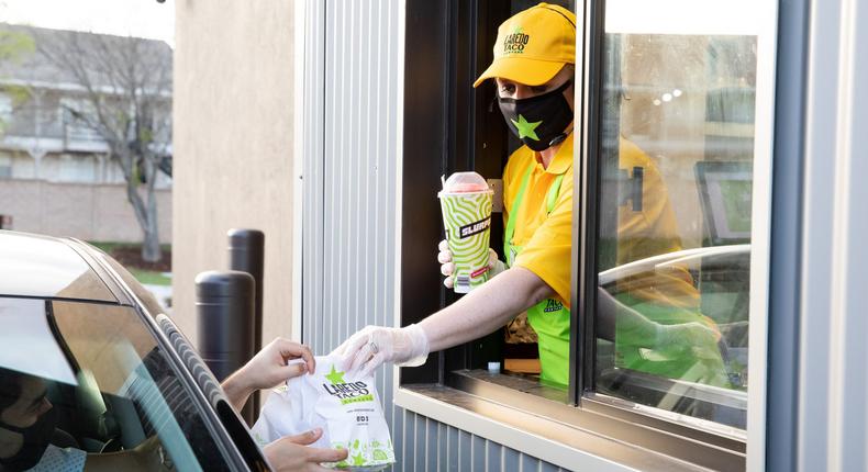 7-Eleven Drive-thru store.
