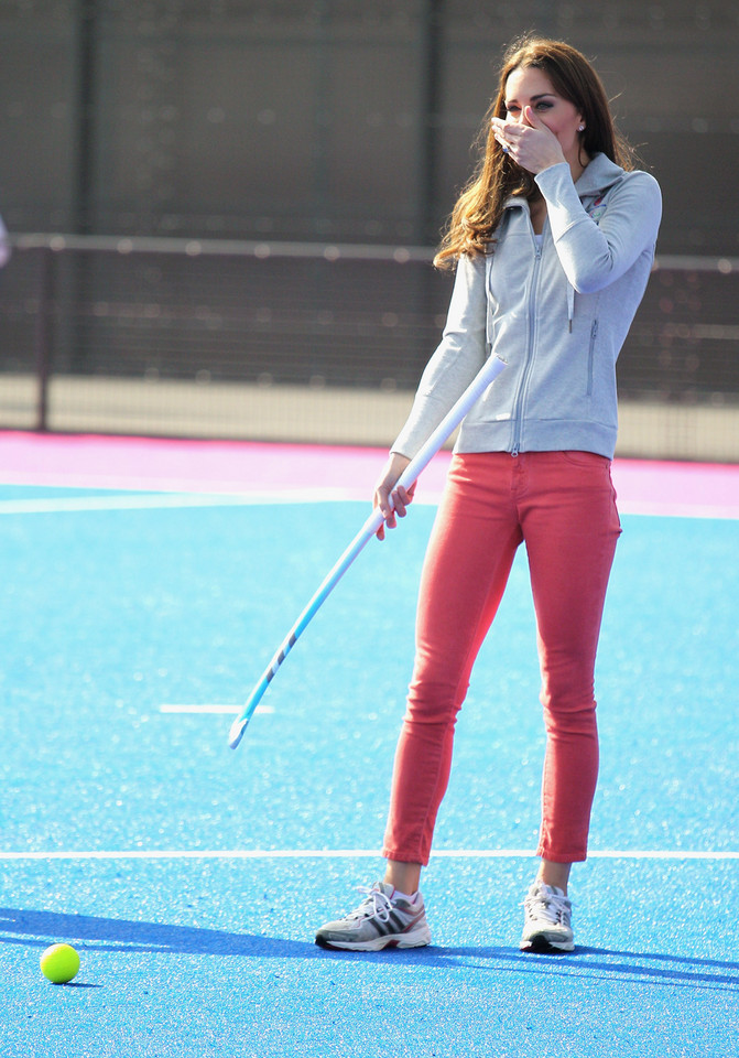 Księżna Catherine gra w hokeja w Parku Olimpijskim