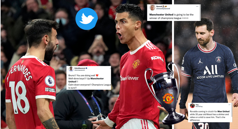 Social media reactions to Manchester United's 2-0 win over Brighton in the Premier league on Tuesday