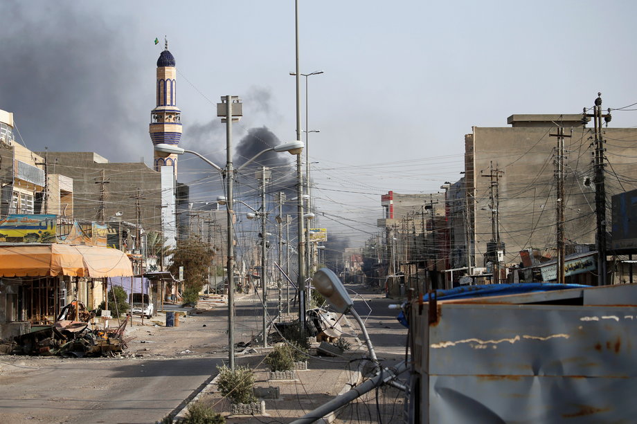 Streets in Fallujah, Iraq.