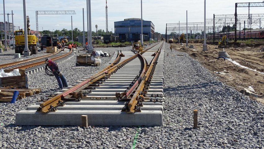 Olsztyn Główny. Przybywa nowych torów i rozjazdów [ZDJĘCIA]