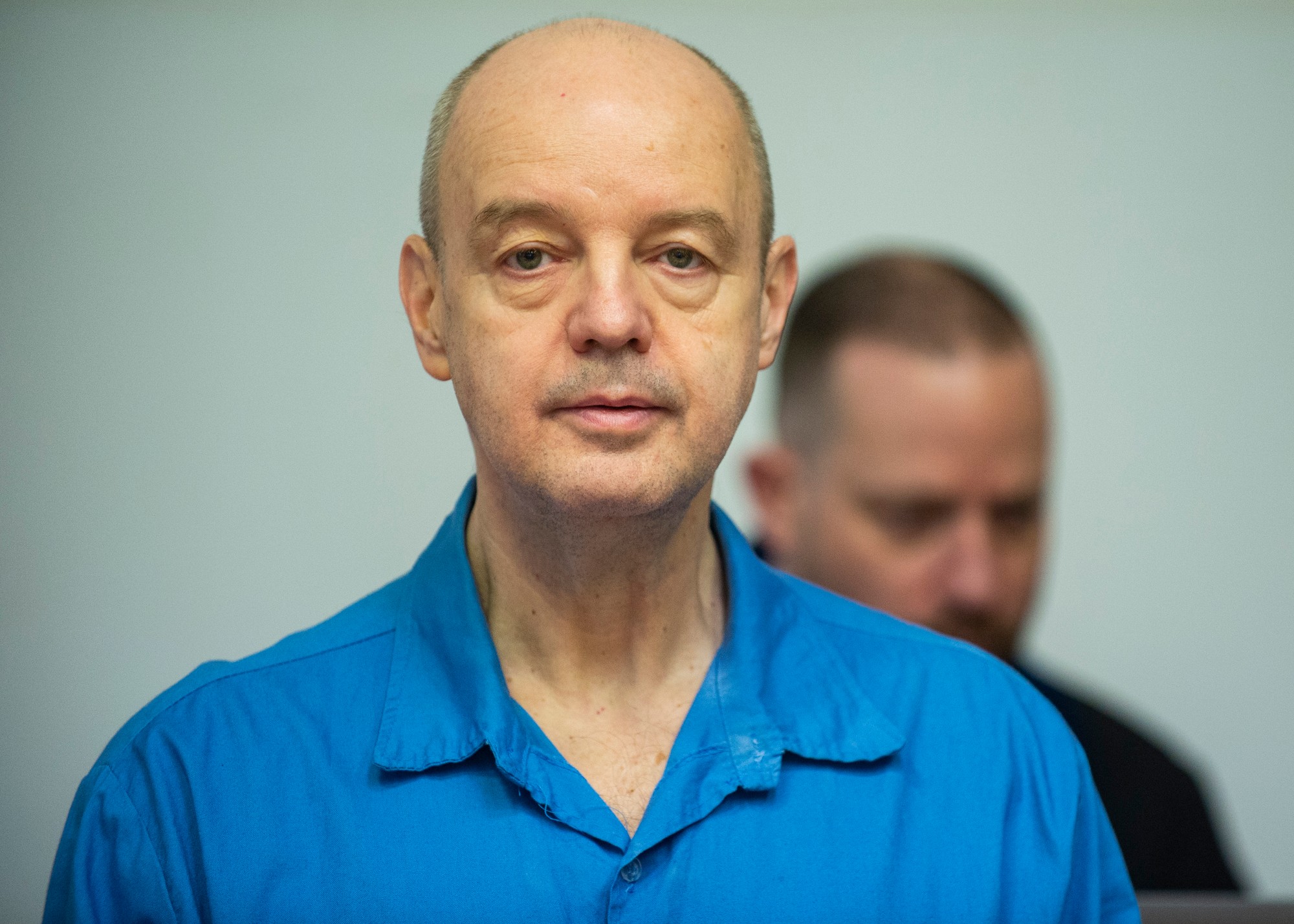 Pavol Rusko počas príchodu na pojednávanie v kauze objednávky vraždy Sylvie Klaus-Volzovej.