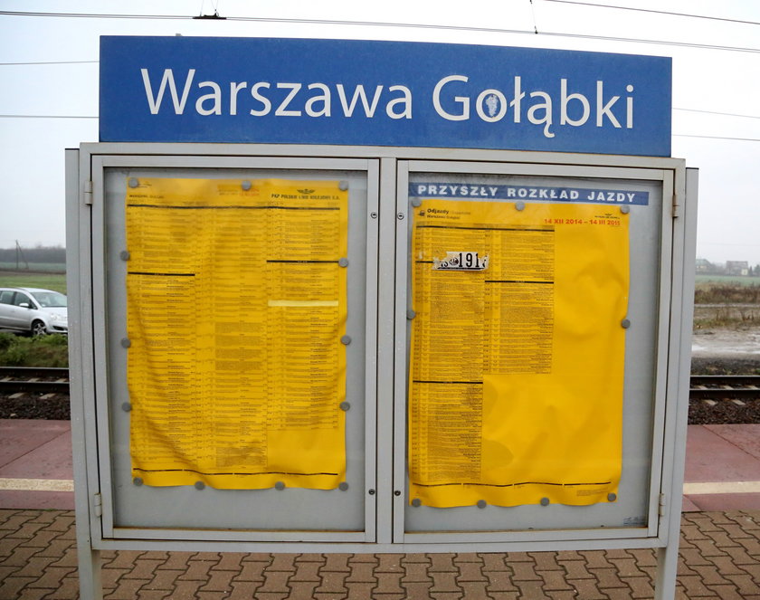 Nowy rozkład jazdy na stacji kolejowej PKP Warszawa Gołąbki