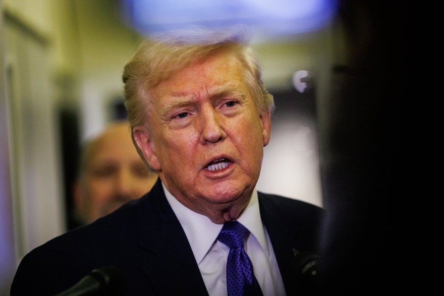 Prezydent USA Donald Trump, 6 lutego 2026 r.