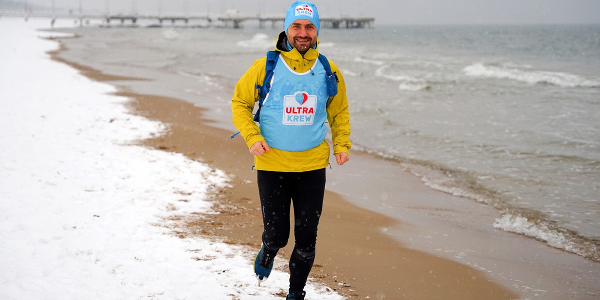 Jacek Bastian, 46-letni gdańszczanin, twórca charytatywnej akcji społecznej "Ultrakrew". 