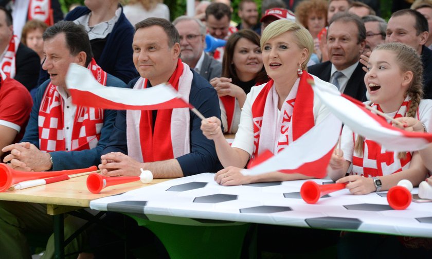 Prezydent Andrzej Duda o meczu Polaków