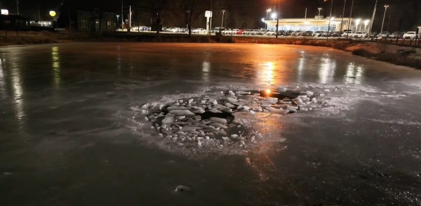 jezero u koje su upala deca