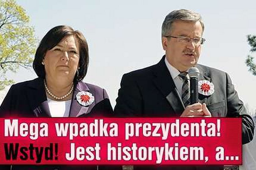 Mega wpadka prezydenta! Wstyd! Jest historykiem, a...