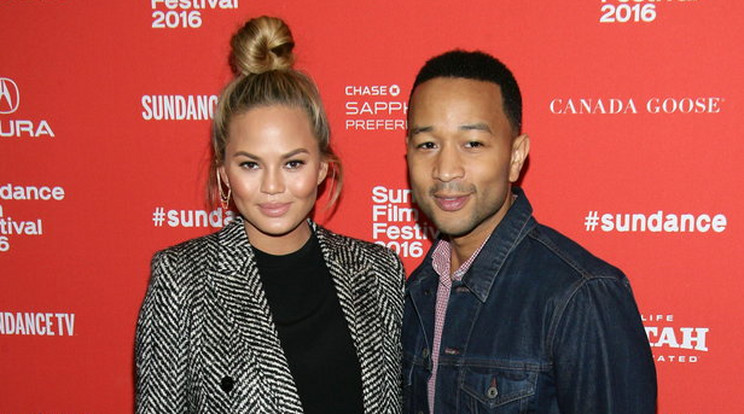 Chrissy Teigen a férjével, John Legenddel / Fotó: BLIKK