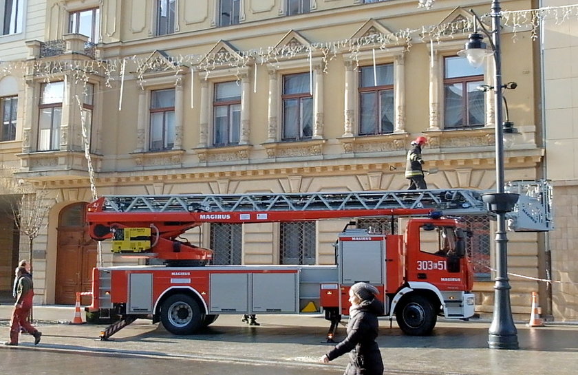 straż pożarna na Piotrkowskiej