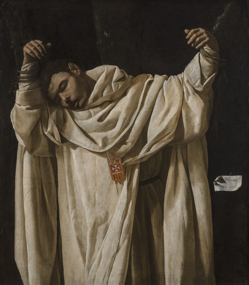 Francisco de Zurbarán, "Św. Serapion" (1628 r.)