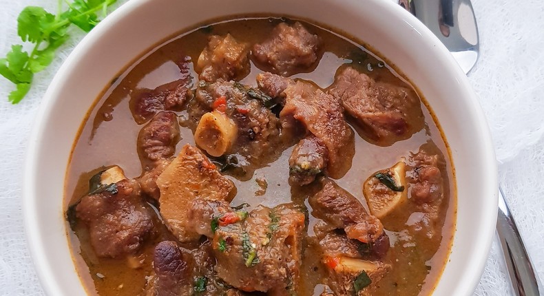 Oxtail pepper soup