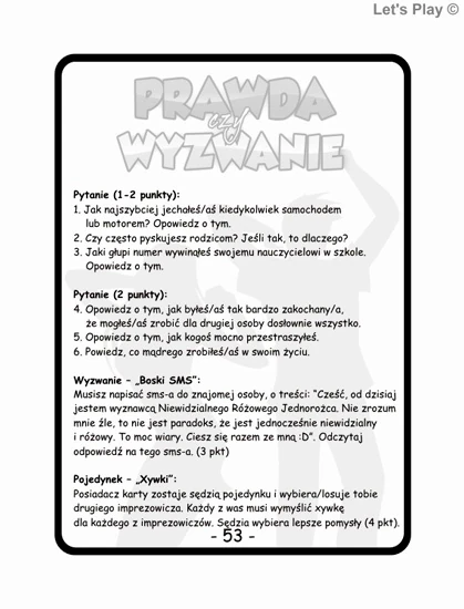 Prawda czy wyzwanie