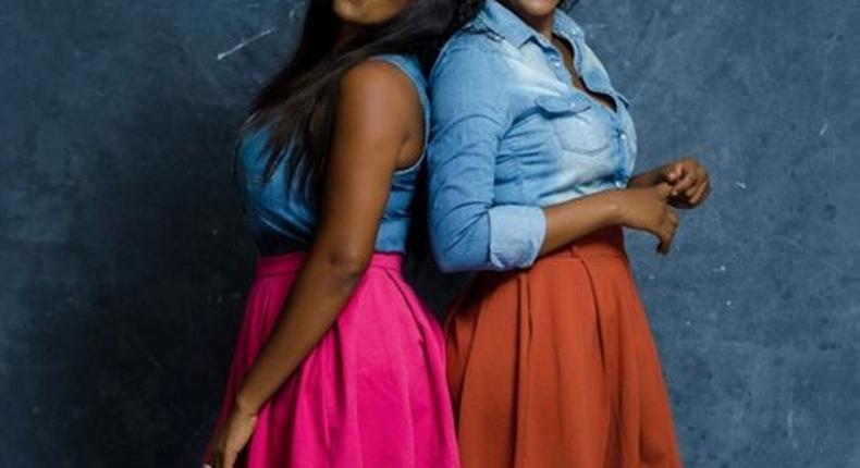 Kehinde Bankole and her twin sister Taiwo