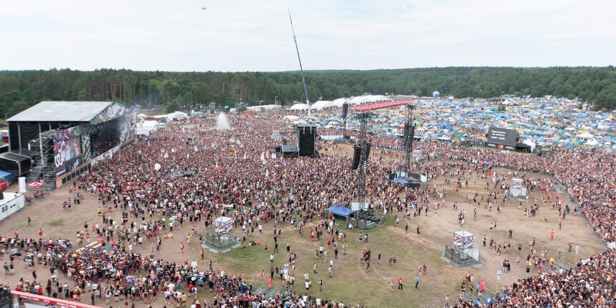 Groza na Woodstocku. Konar spadł na 19-latkę