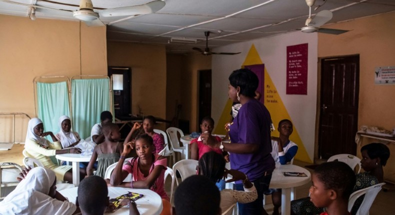 Condoms, the pill and hormonal implants are freely available at the local 9ja Girls centre