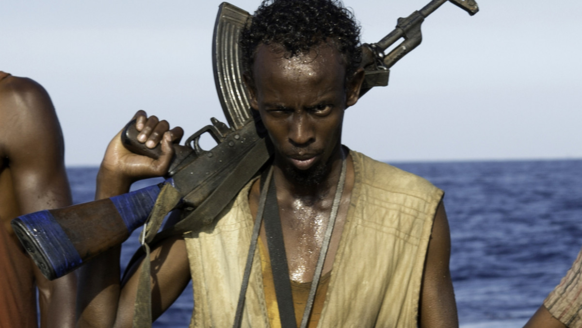 Barkhad Abdi w filmie "Kapitan Phillips" (2013, reż. Paul Greengrass)