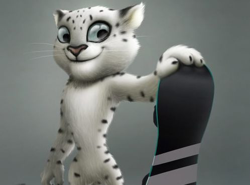 Leopard - maskotka olimpiady w Soczi