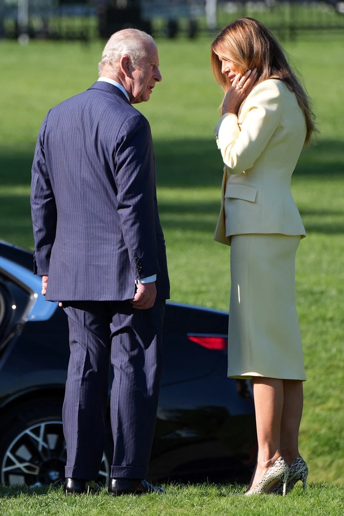 Čarls III i Melanija Tramp