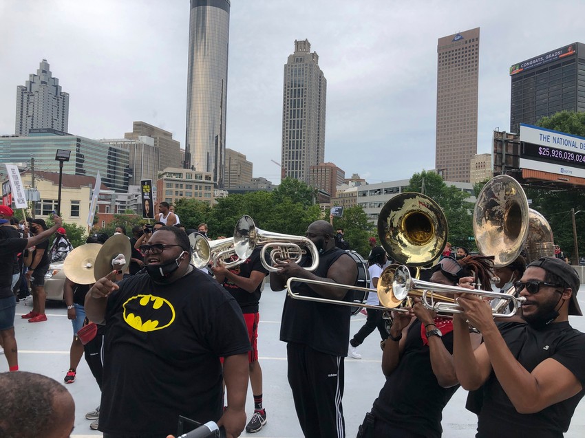 Trubači u centru Džordžije