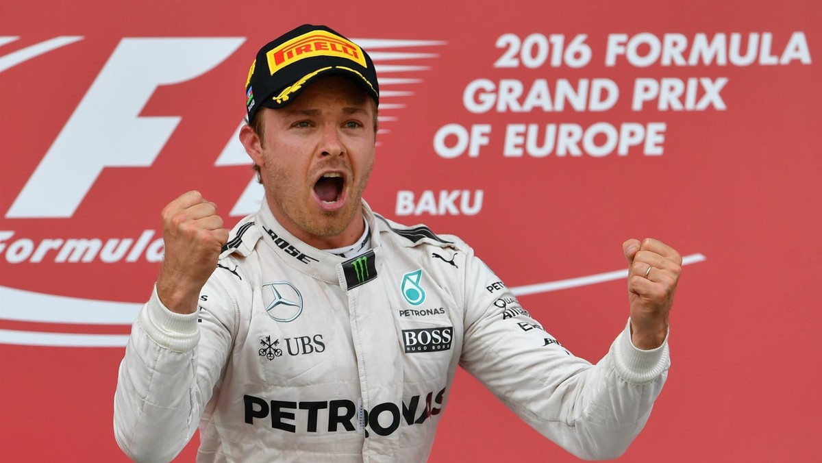 Niemiecki kierowca w pięknym stylu wygrał pierwsze w historii Grand Prix Europy w Baku. W stolicy Azerbejdżanu Nico Rosberg zwyciężył piąty raz w tym sezonie. Zawodnik Mercedesa umocnił się na prowadzeniu w klasyfikacji generalnej MŚ. Teraz wyprzedza Lewisa Hamiltona od 24 punkty.