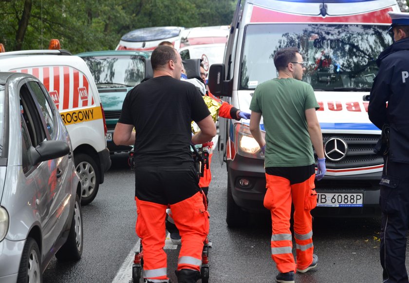 Wypadek w województwie dolnośląskim