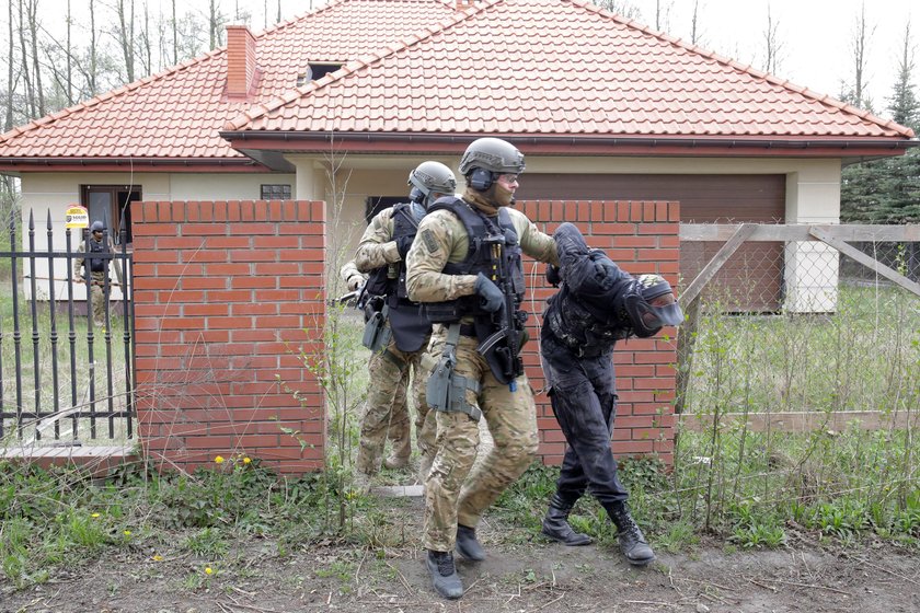 Antyterroryści z policji w Łodzi