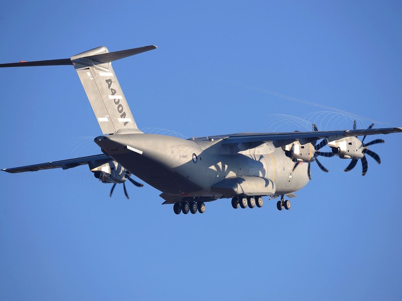 Samolot wojskowy Airbus SAS's A400M