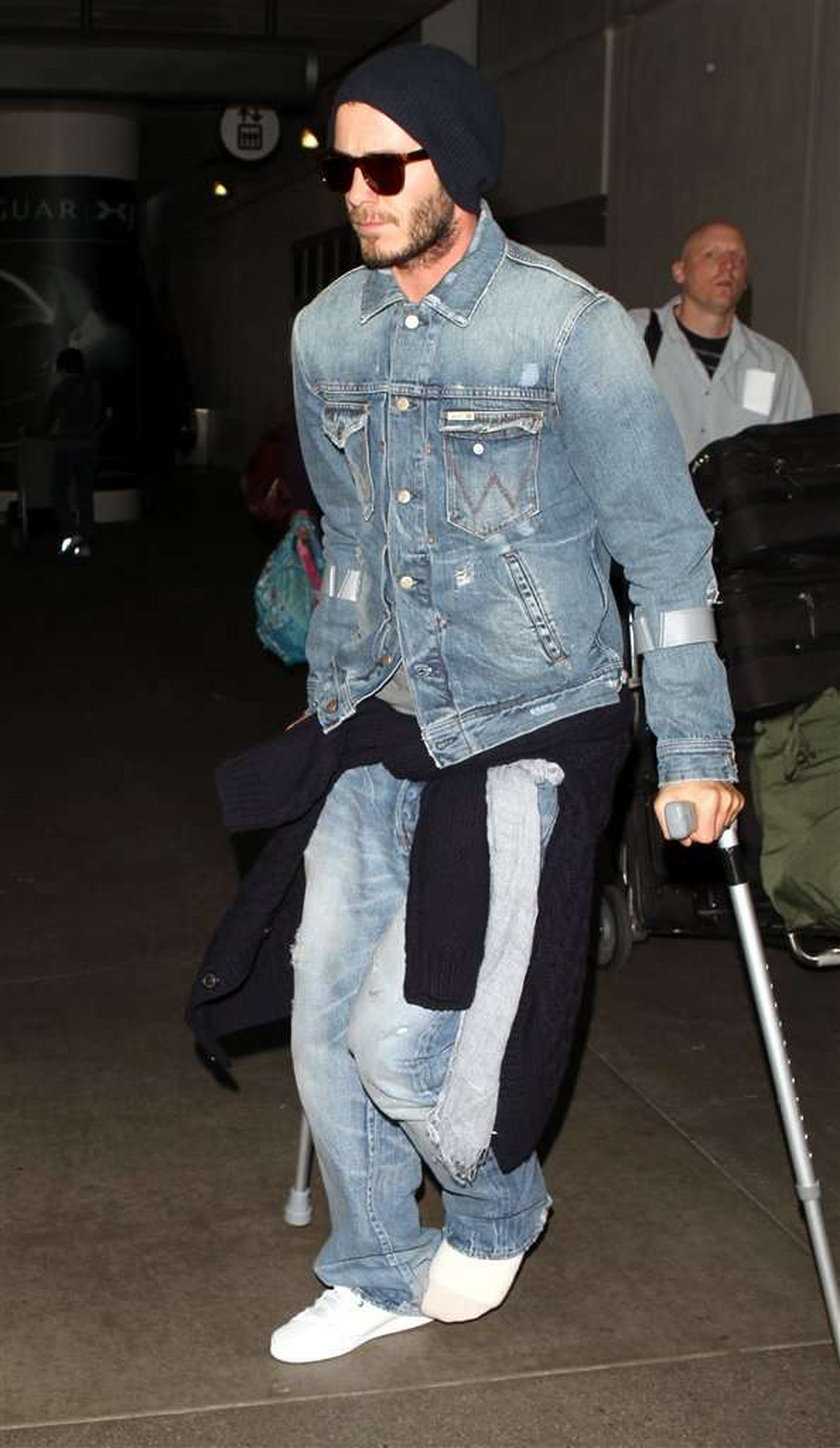 Beckham po operacji wrócił do LA