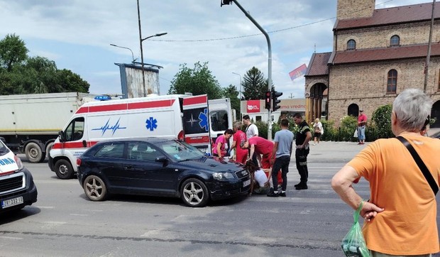 Oboren pešak u Zrenjaninu 